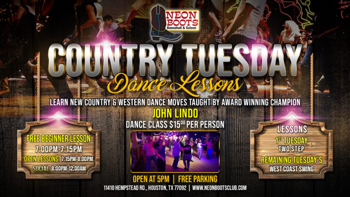 Tuesday West Coast Swing Lessons with John Lindo