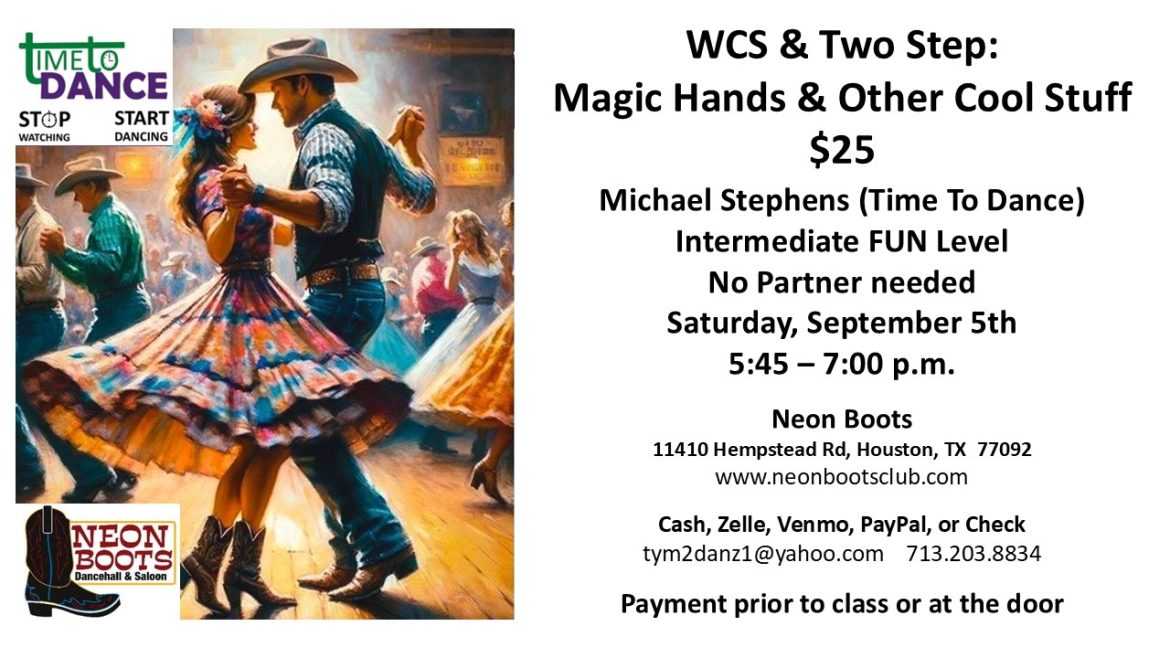 Saturday Sept 5th Lessons with Michael
