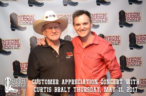 Customer Appreciation Concert with Country Music Artist Curtis Braly (May 11, 2017)